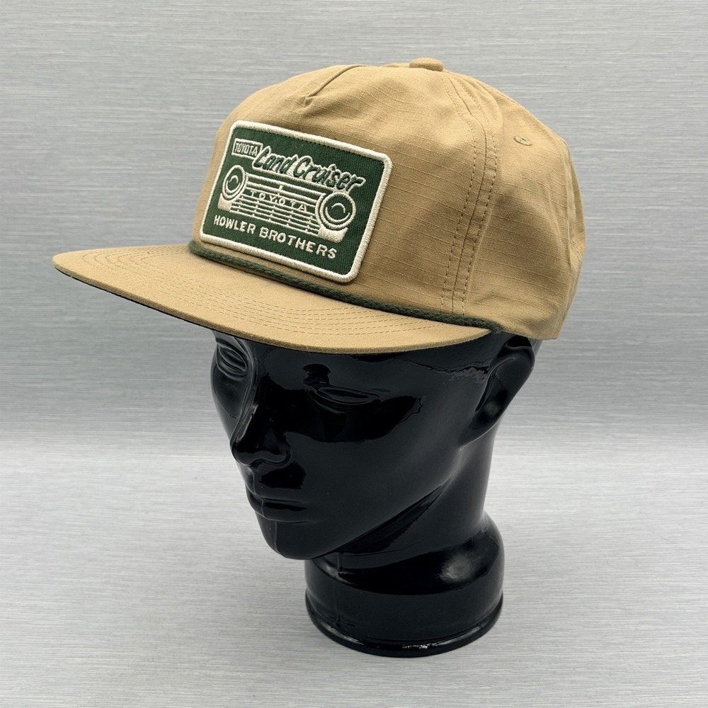 Howler Brothers Land Cruiser Cap Tan Baseball Snapback Camping Outdoor Hat